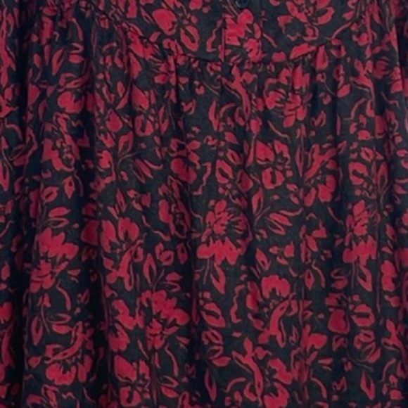 Torrid Babydoll Softest Flannel Puff Short Sleeve Top. Size 6X. NWT. Red & Black - Picture 8 of 15